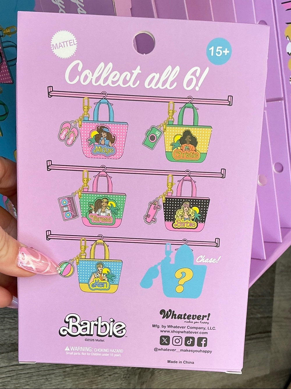Barbie Mystery Mini Tote Collectible Purse Charm